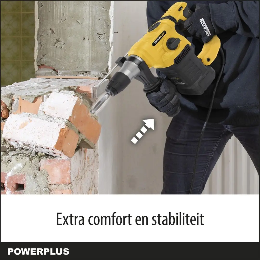 Powerplus POWX1199 Klopboormachine 1500W - SDS-plus - 17 accessoires - afbeelding 6 van 6
