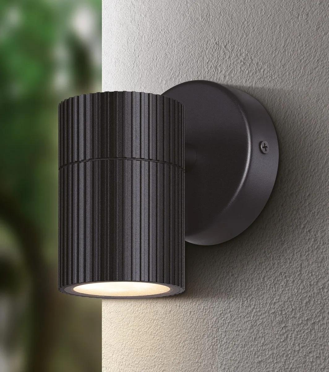 Eglo Tomelloso Wandlamp Buiten GU10 - 28W - Zwart