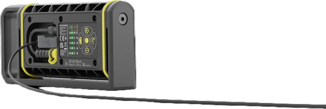 Ledlenser AF4R WORK Bouwlamp - 2000 Lumen - Zwart