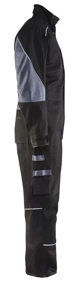 Blåkläder Vlamvertragende Overall 6061-1516 - 60 - Zwart/Grijs