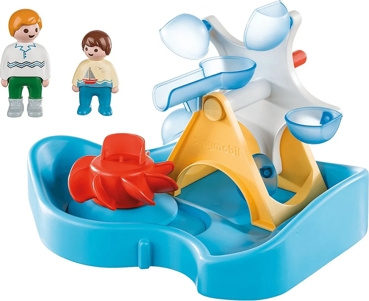 Playmobil 1.2.3 Aqua Waterrad met Carrousel 70268 - afbeelding 6 van 6