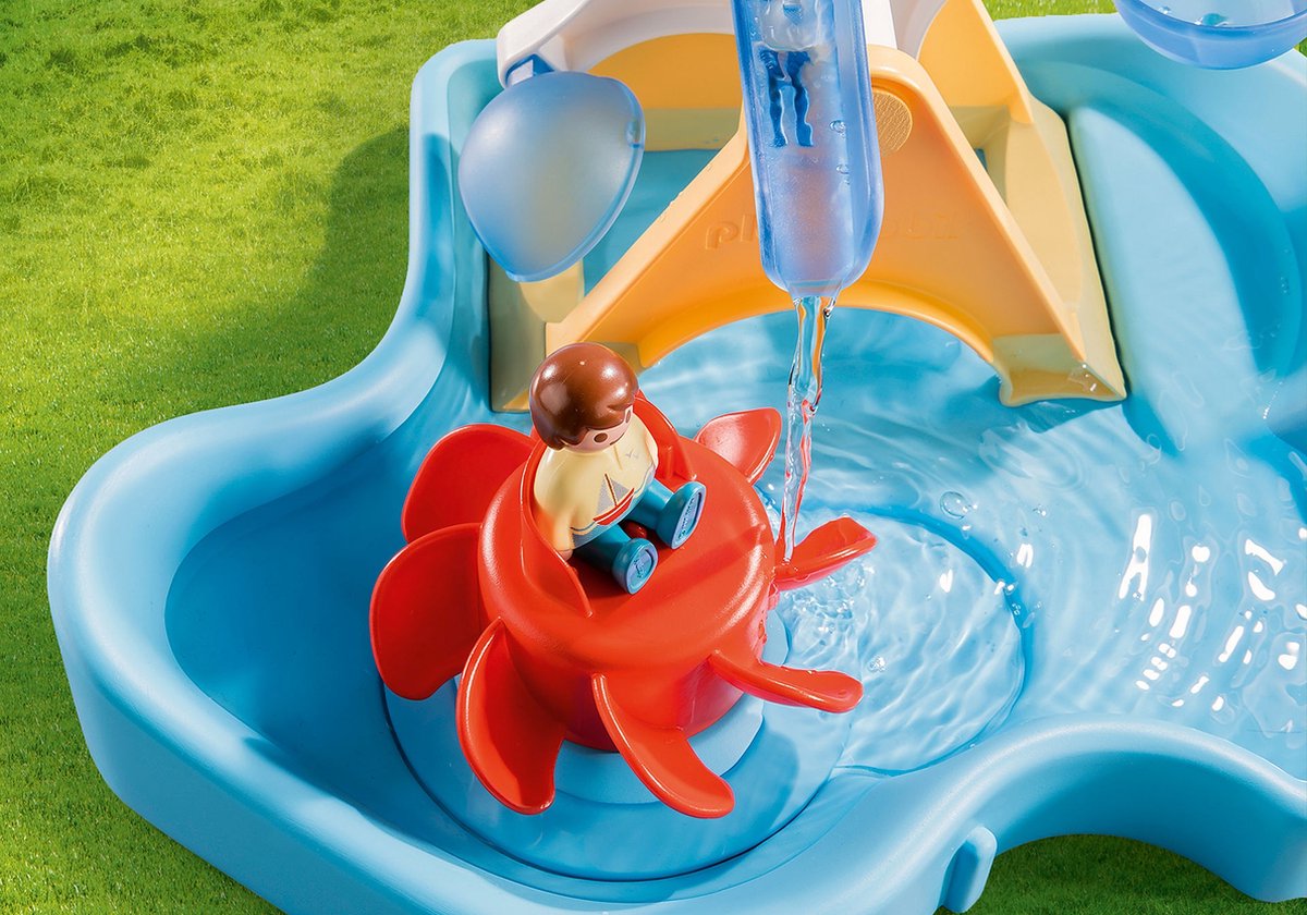 PLAYMOBIL 1.2.3. Aqua Waterrad met carrousel - 70268