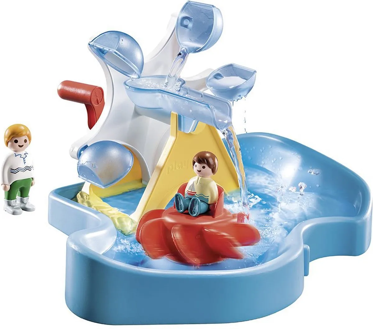 Playmobil 1.2.3 Aqua Waterrad met Carrousel 70268