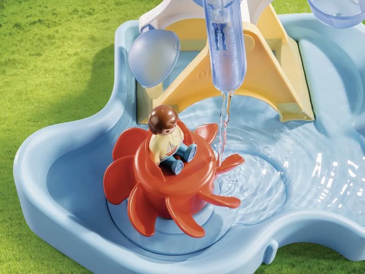 Playmobil 1.2.3 Aqua Waterrad met Carrousel 70268