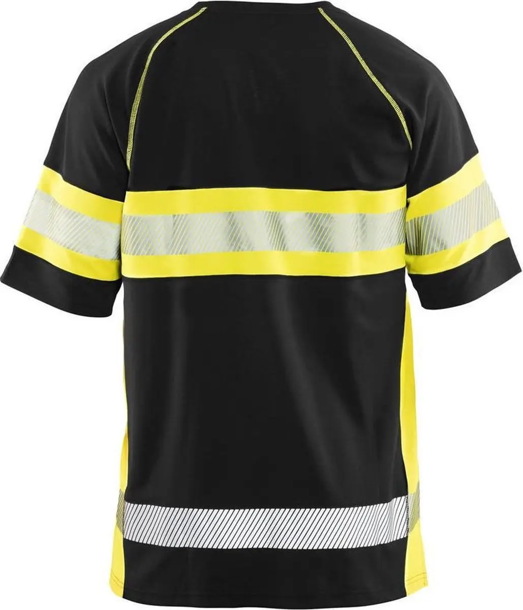 Blåkläder UV-T-shirt High Vis 3337-1051 - Zwart/Geel - L