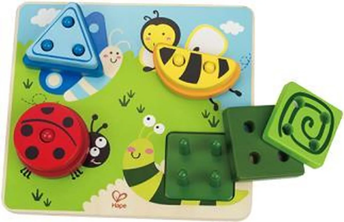 Hape Build-a-Bug Vormensorteerder Multicolor
