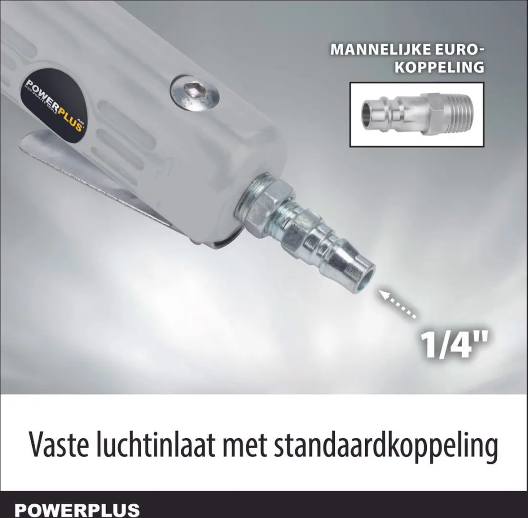 Powerplus POWAIR0805 Pneumatische Oscillerende Multitool - 180L/min