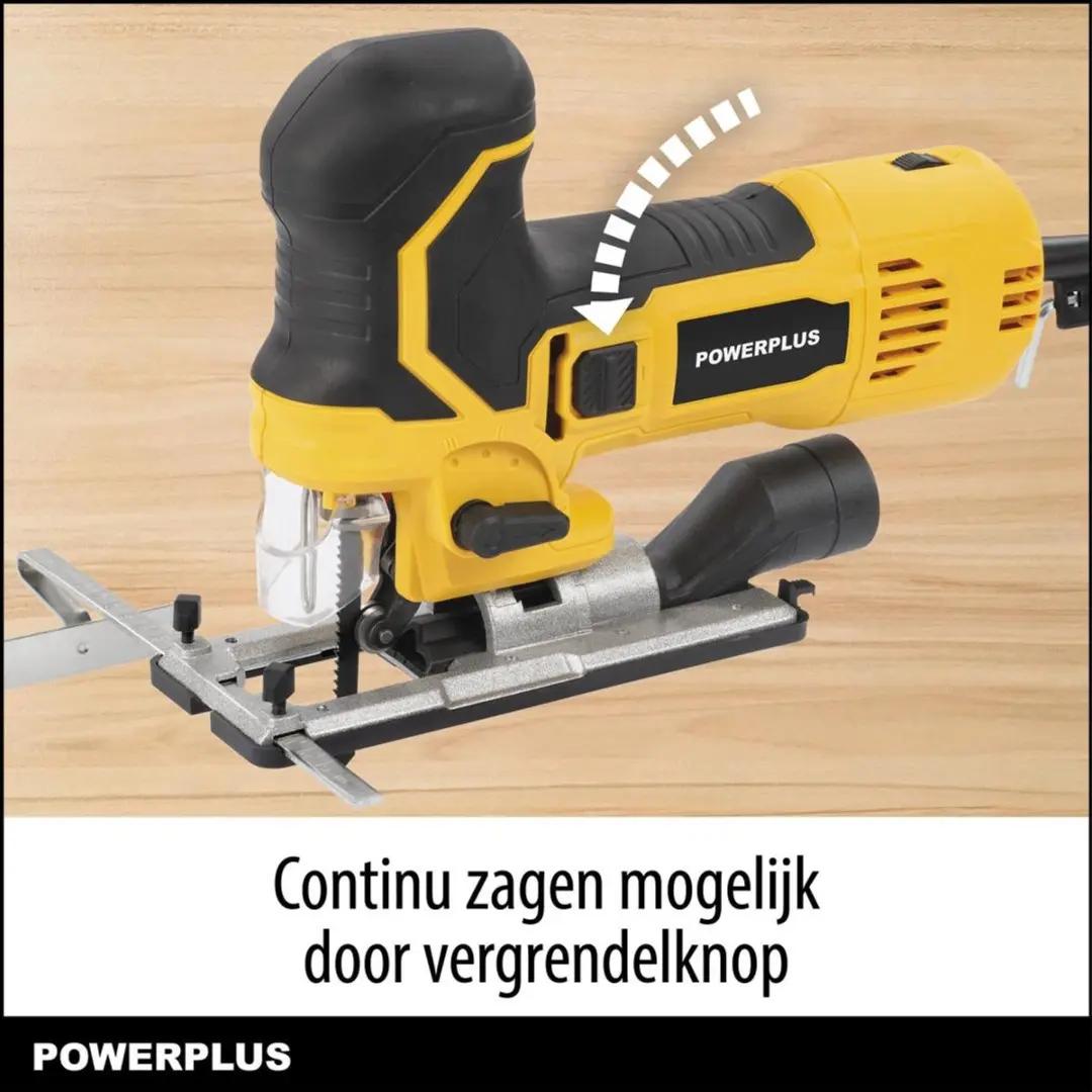 Powerplus POWXBOX030 Elektrische Decoupeerzaag - 750W 3000min-1 - 10 Zaagbladen