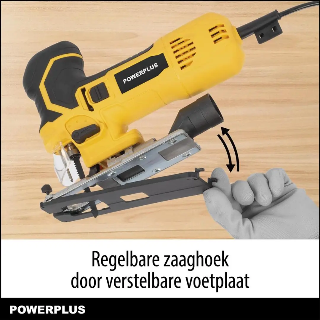 Powerplus POWXBOX030 Elektrische Decoupeerzaag - 750W 3000min-1 - 10 Zaagbladen
