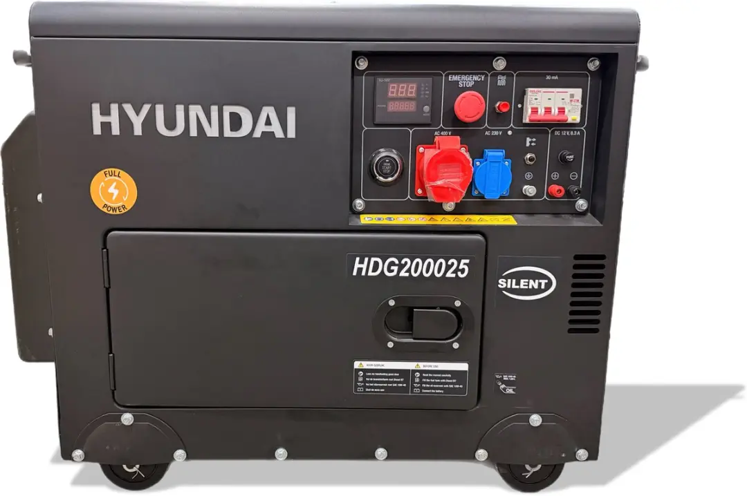 Hyundai HDG200025 Heavy Duty Diesel Generator 6000W