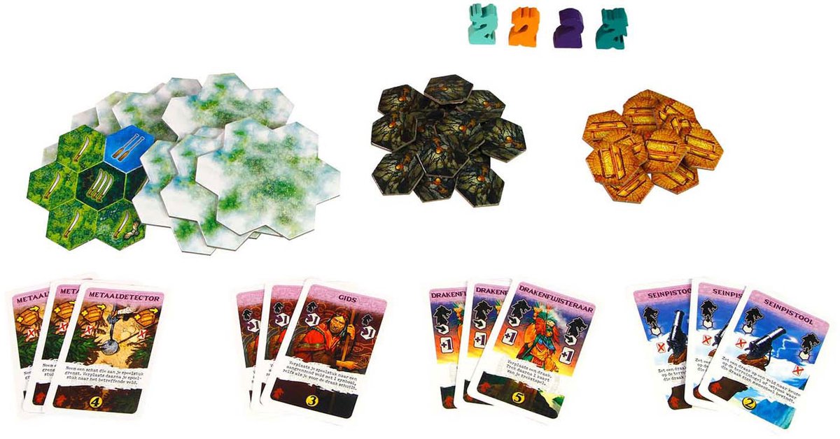 999 Games - De Zoektocht naar El Dorado : Draken, Schatten & Mysteries - Uitbreiding 3 - Bordspel