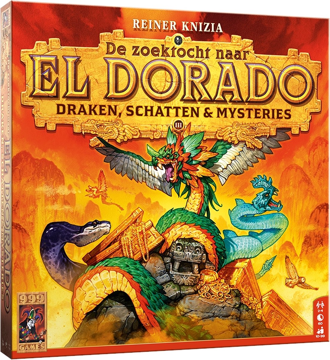 999 Games - De Zoektocht naar El Dorado : Draken, Schatten & Mysteries - Uitbreiding 3 - Bordspel