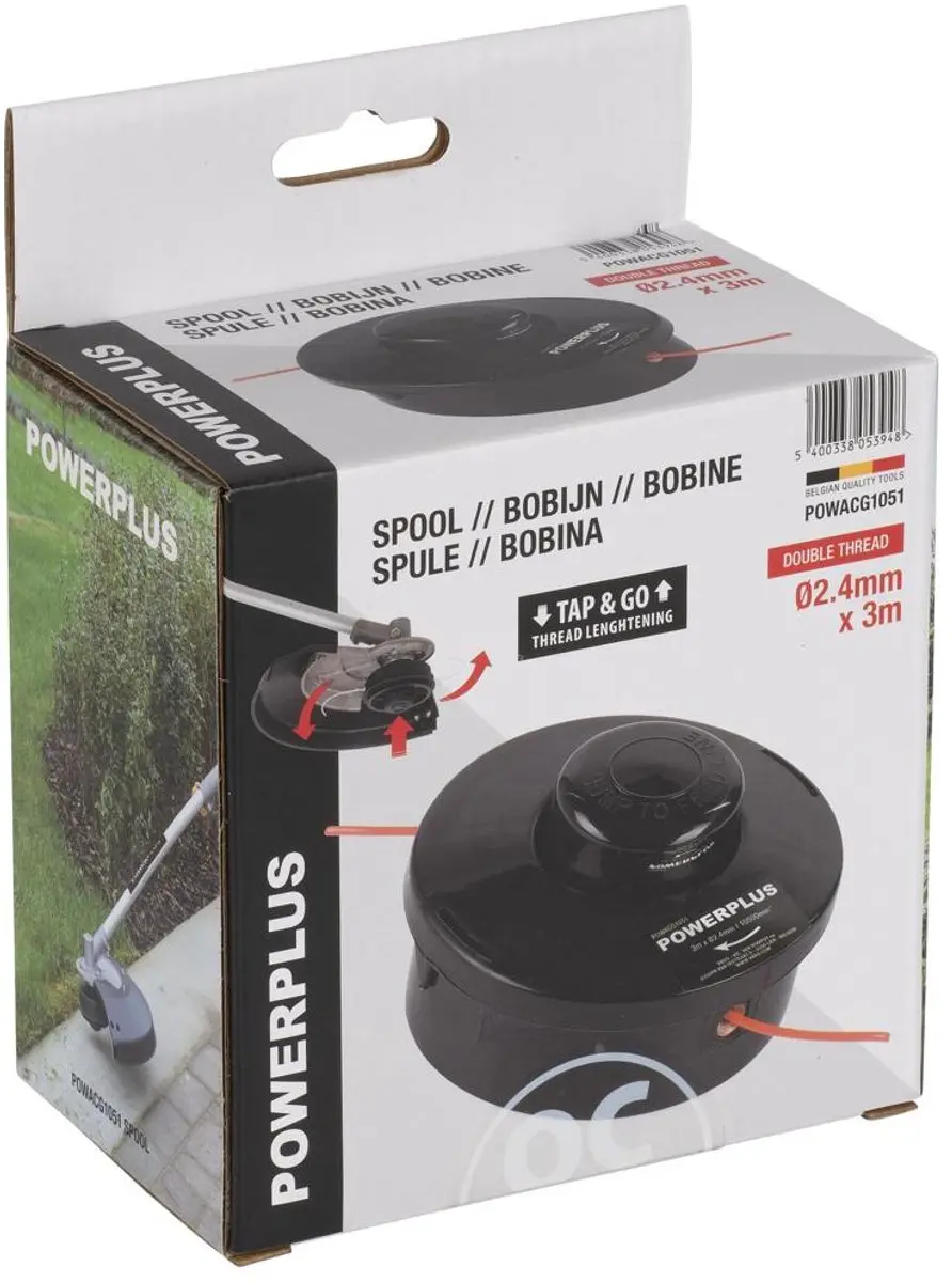 Powerplus POWACG1051 Spoel Grastimmer