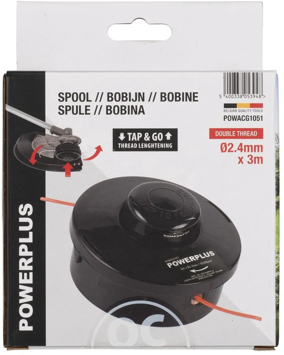 Powerplus POWACG1051 Spoel Grastimmer - 1 Stuk
