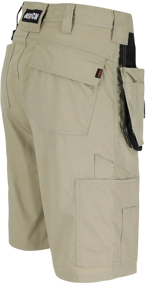 Herock Batua Korte Werkbroek 44 - Beige/Zwart
