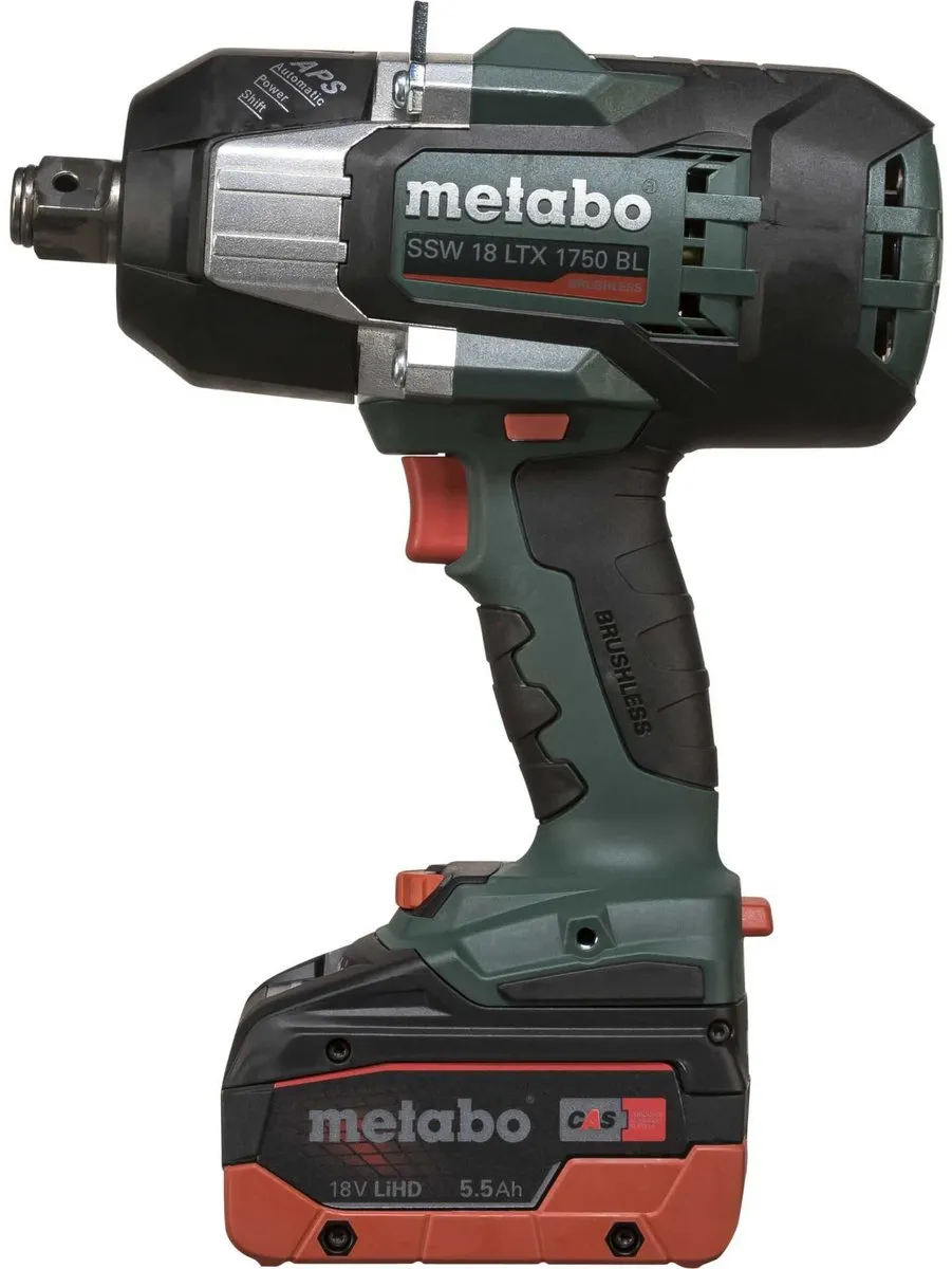 Metabo 18V Accu Slagmoersleutel - 2x 5,5 Ah LiHD