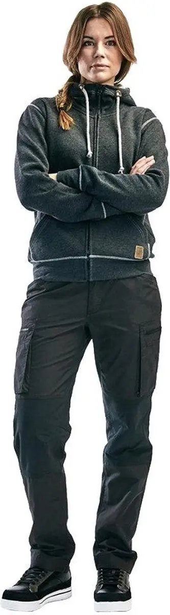 Blåkläder Dames Service Werkbroek Stretch 7159-1845 - Maat 50 - Zwart