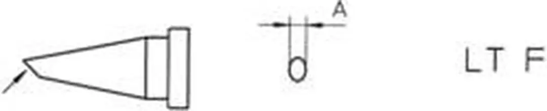 Weller LT-F Soldeerpunt 1.2mm