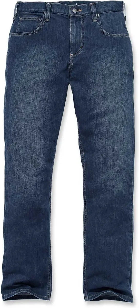 Carhartt Rugged Flex Relaxed Fit 5 Pocket Jeans - Navy - L