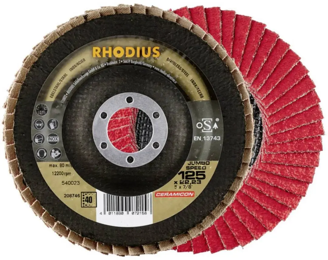 Rhodius 208744 JUMBO SPEED Lamellenschijf 115mm
