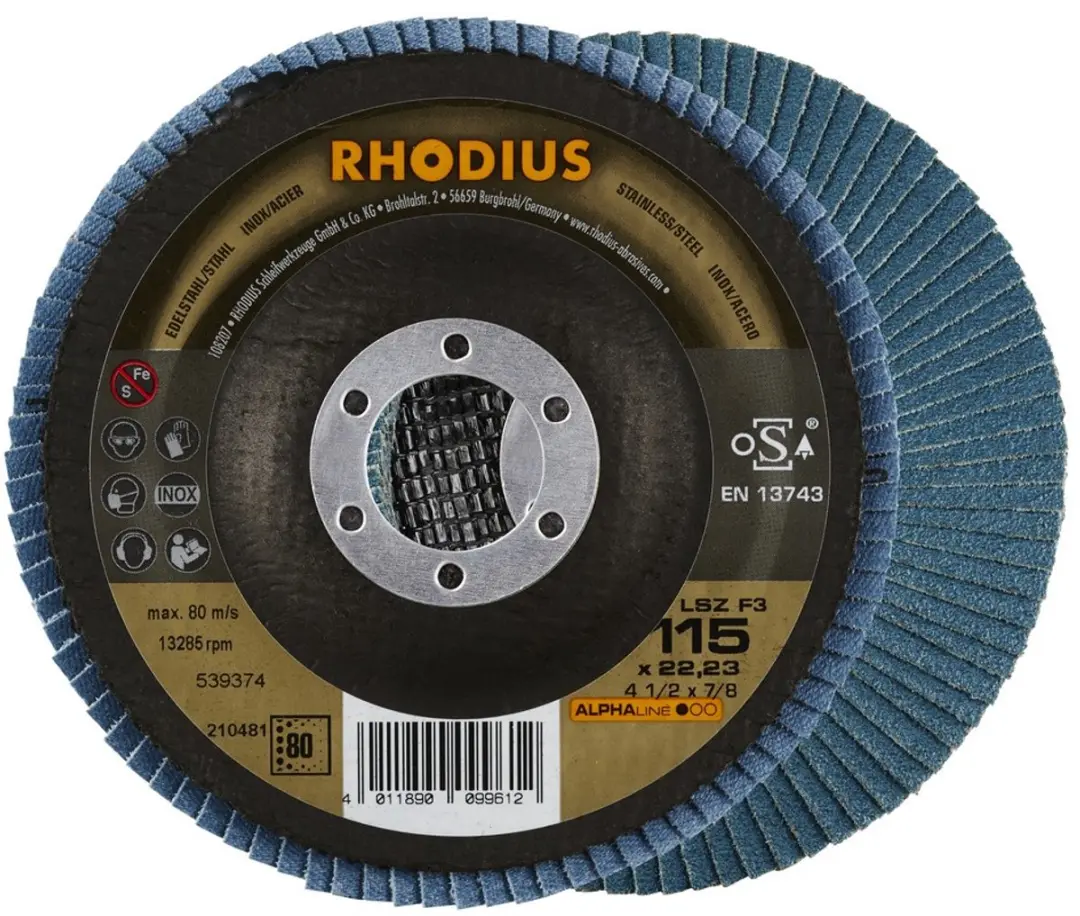 Rhodius Xtk6 Exact 210829 Doorslijpschijf 125mm - Metaal