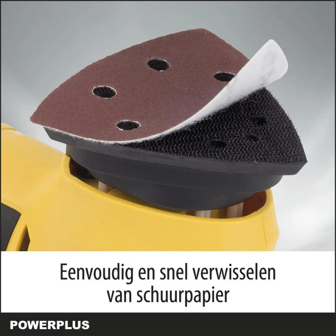Powerplus POWX0490 Deltaschuurmachine 300W - met stofzuigeraansluiting