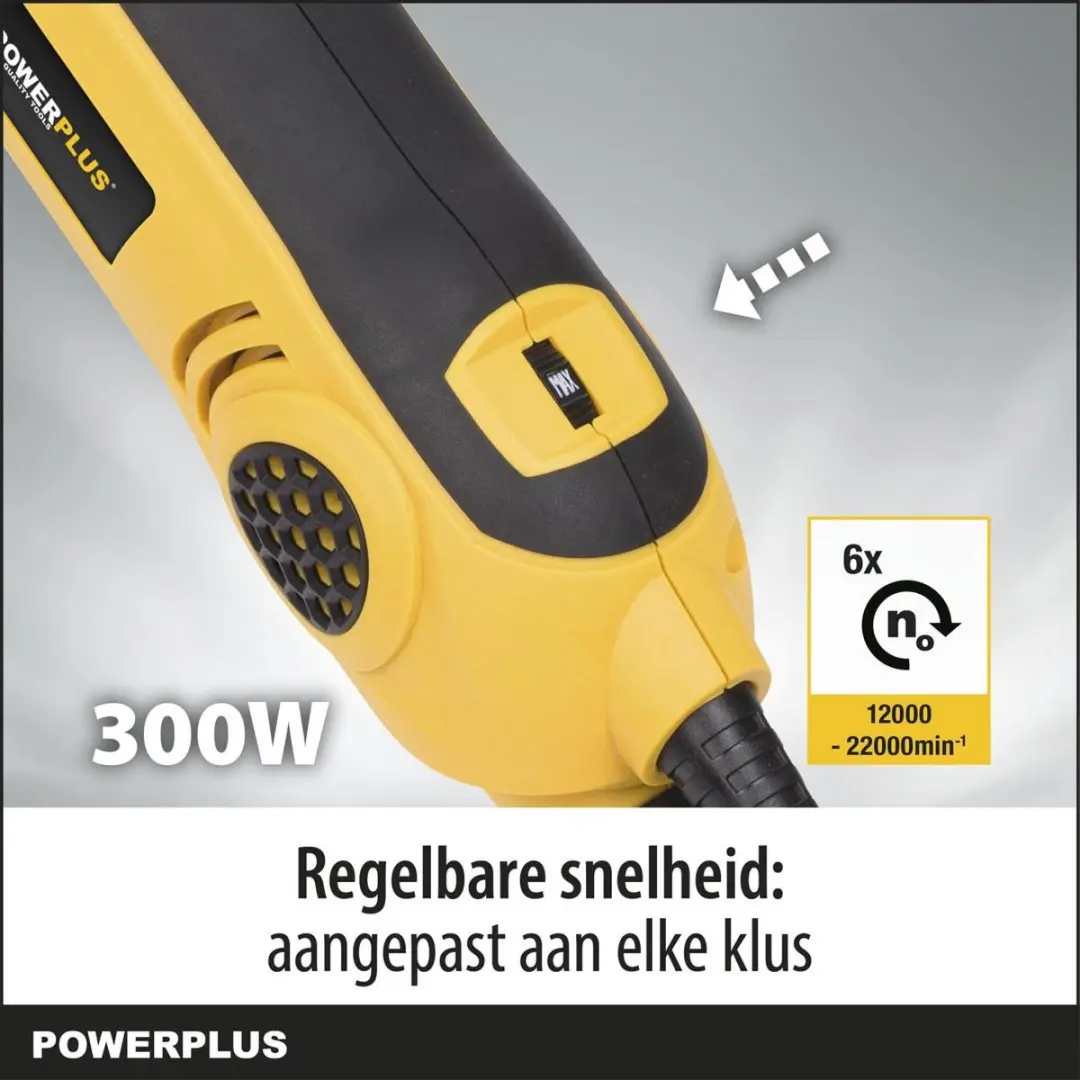 Powerplus POWX0490 Deltaschuurmachine 300W - met stofzuigeraansluiting