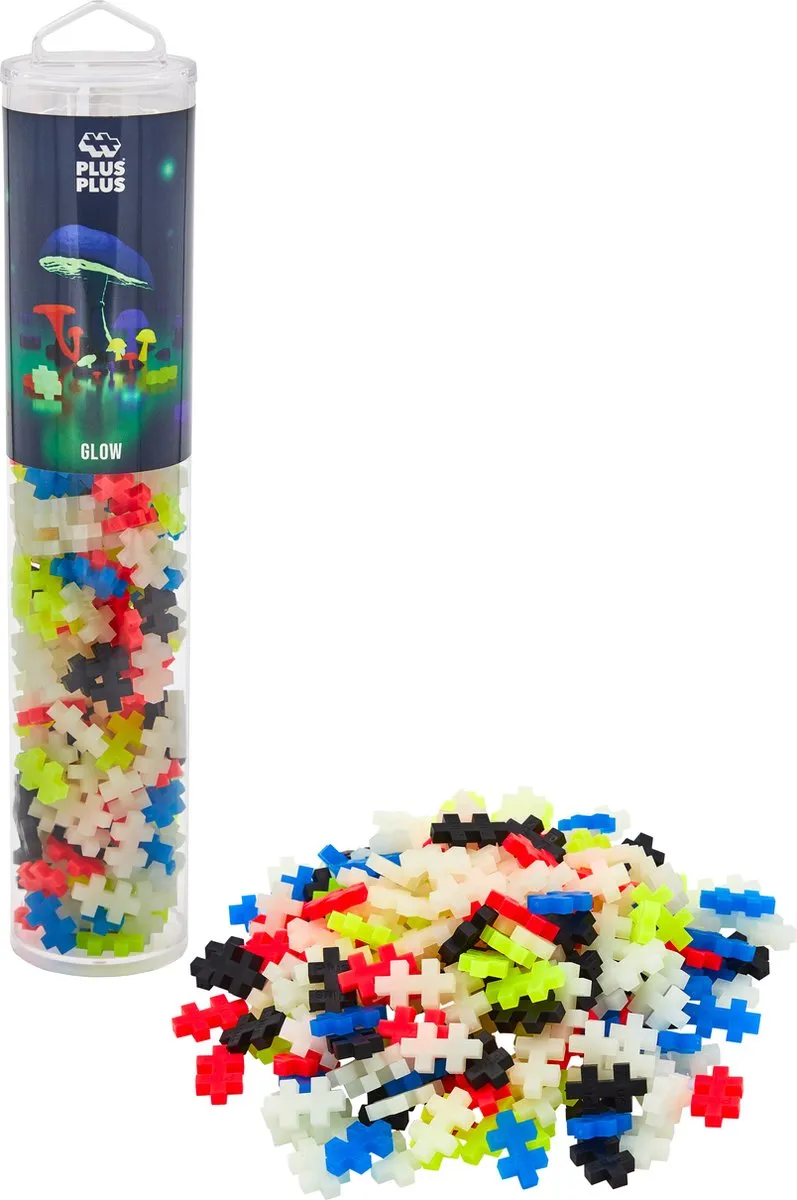 Plus-Plus Glow Mix Bouwset 240 Stuks