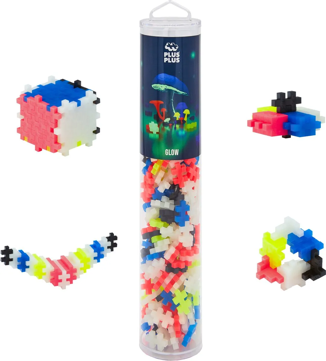 Plus-Plus Glow Mix Bouwset 240 Stuks