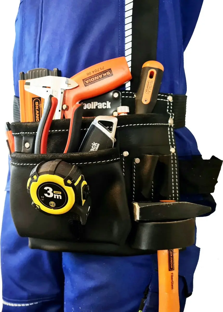 Toolpack Gereedschapsriem met Holster - Zwart