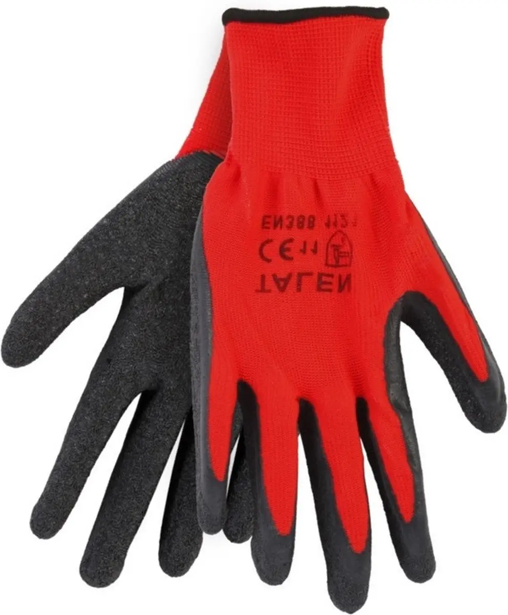 Talen Tools Werkhandschoenen Maat L - Rood