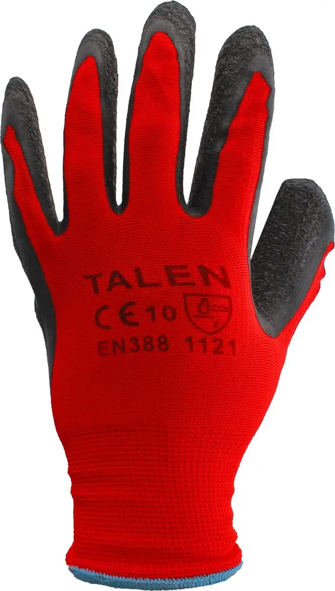 Talen Tools Werkhandschoenen Maat L - Rood