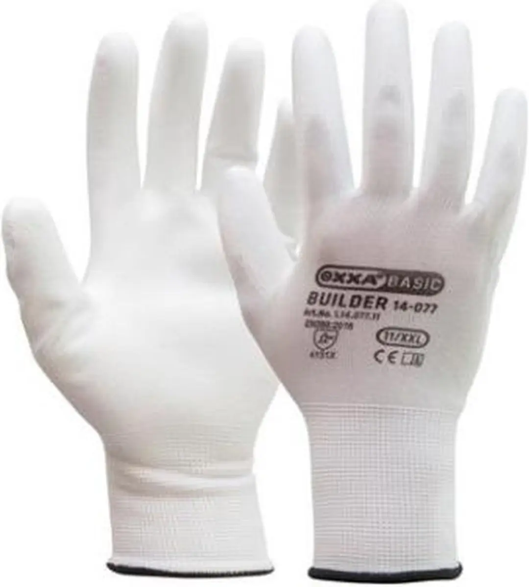 Oxxa Cleaner 50-040 Nitril/Katoen Handschoen 10/XL - Blauw/Wit