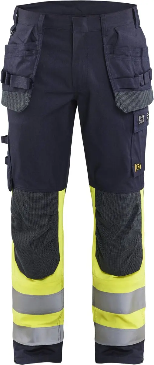 Blåkläder Multinorm Werkbroek Inherent 1489-1512 - Marine/High Vis Geel
