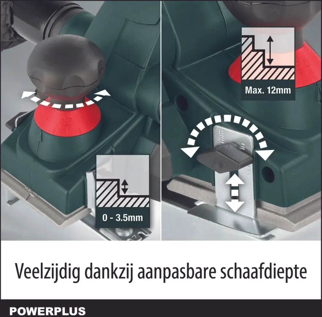 Powerplus POWP6011 Schaafmachine 910W