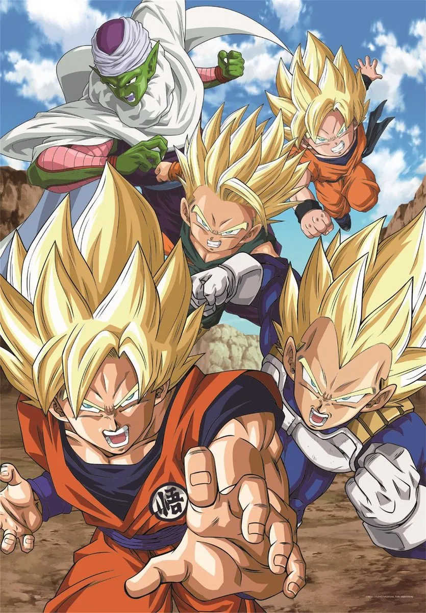 Clementoni Dragonball Kinderpuzzel 104 Stukjes - Multikleur