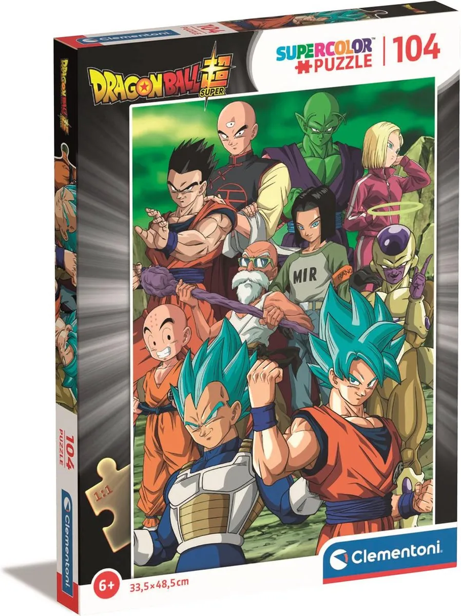 Clementoni Dragonball Kinderpuzzel 104 Stukjes - Multikleur