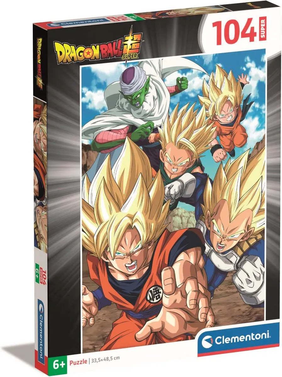 Clementoni Dragonball Kinderpuzzel 104 Stukjes - Multikleur
