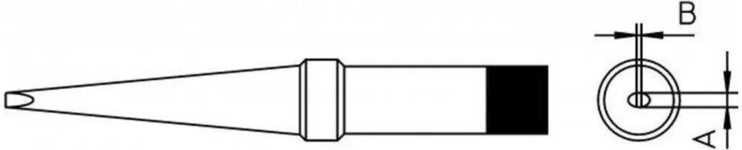 Weller 4PTK8-1 Soldeerpunt - 1.2 mm