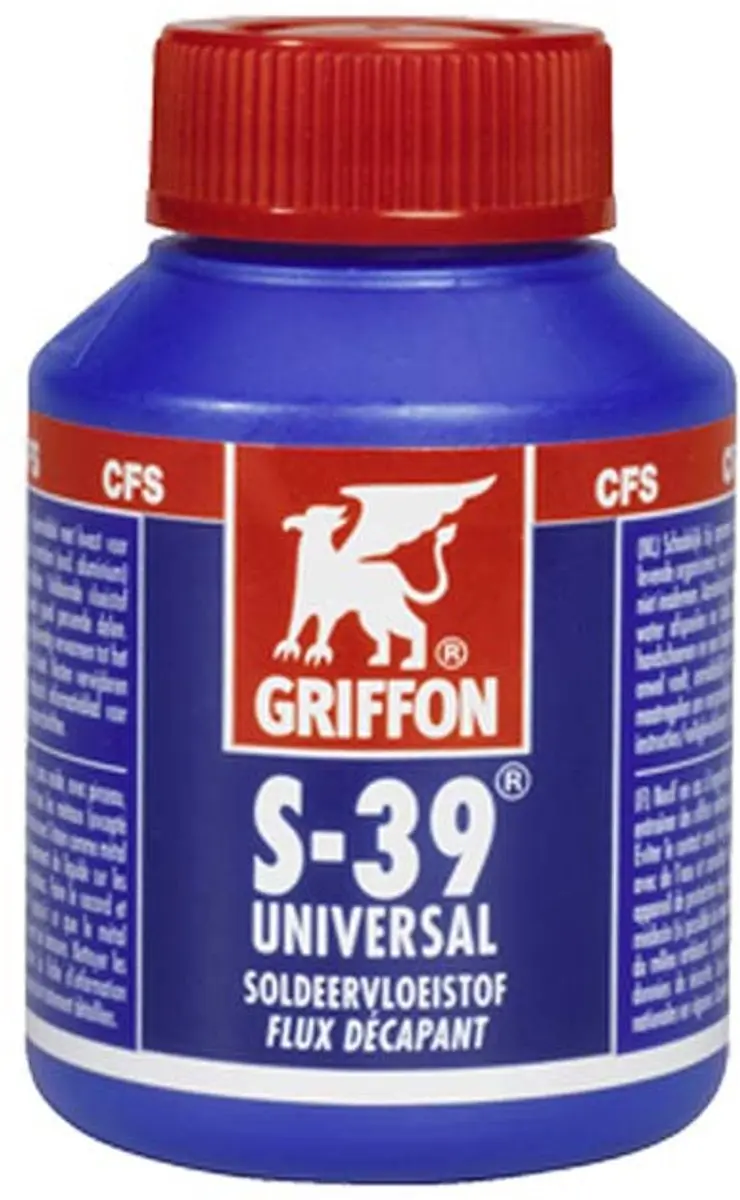 Griffon S-39 Universal soldeervloeistof - 80 ml met kwast - afbeelding 6 van 6