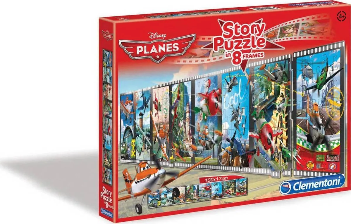 Clementoni Planes Story Puzzel 200 Stuks