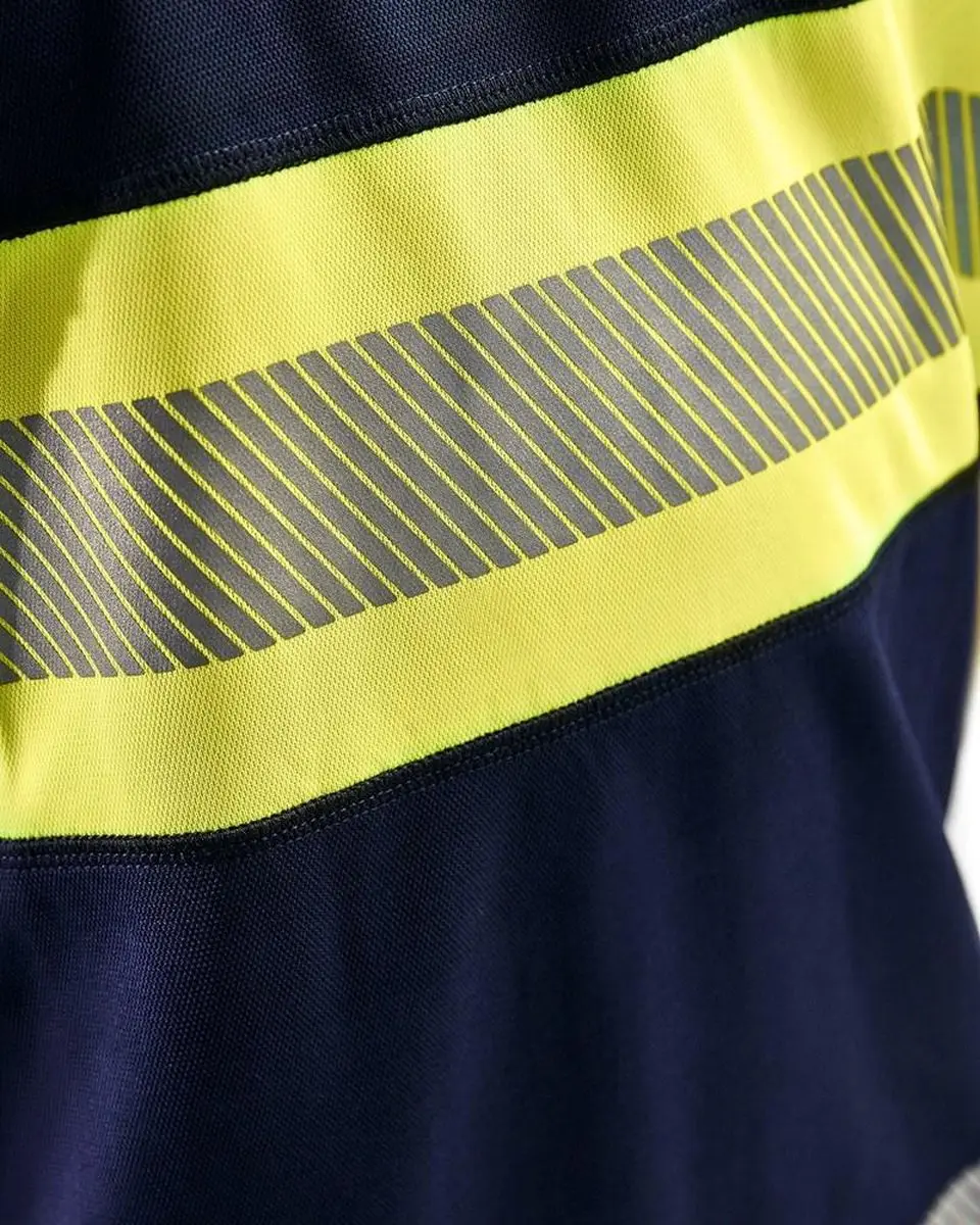 Blåkläder UV-T-shirt High Vis 3337-1051 - Marine/High Vis Geel XXL