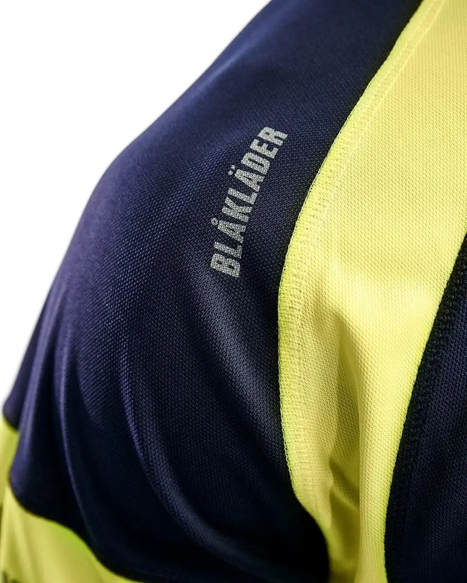 Blåkläder UV-T-shirt High Vis 3337-1051 - Marine/High Vis Geel XXL
