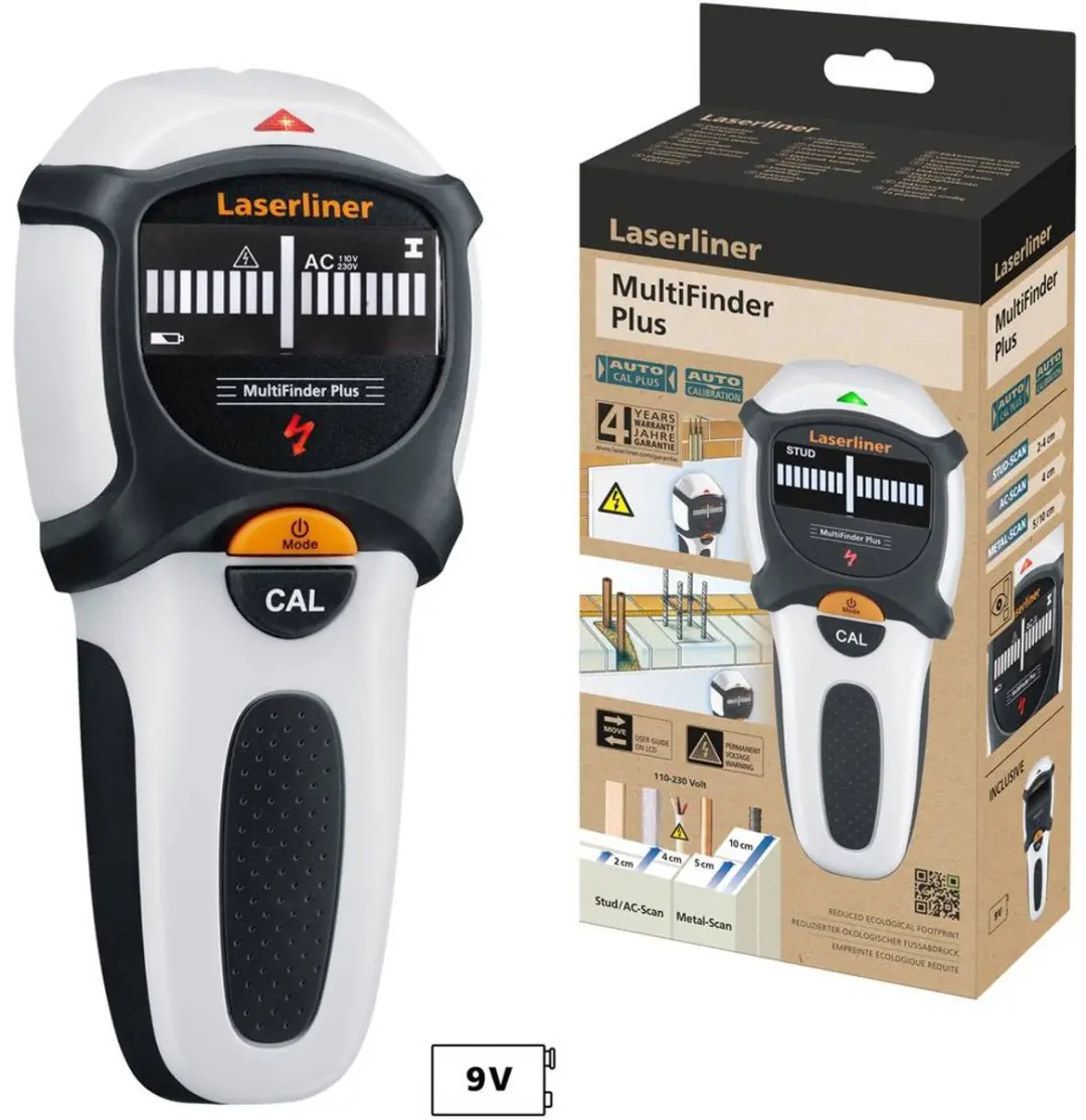 Laserliner MultiFinder Plus 080.965E Metaaldetector - 100mm