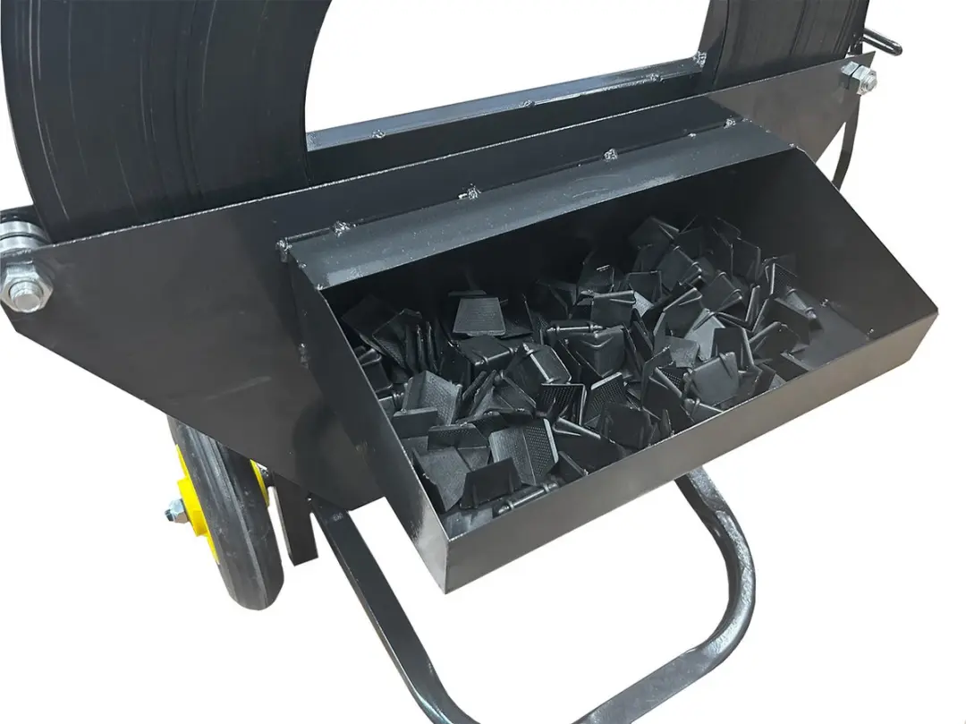 Kortpack Verrijdbare Staalbandhaspel 10-32mm - Zwart