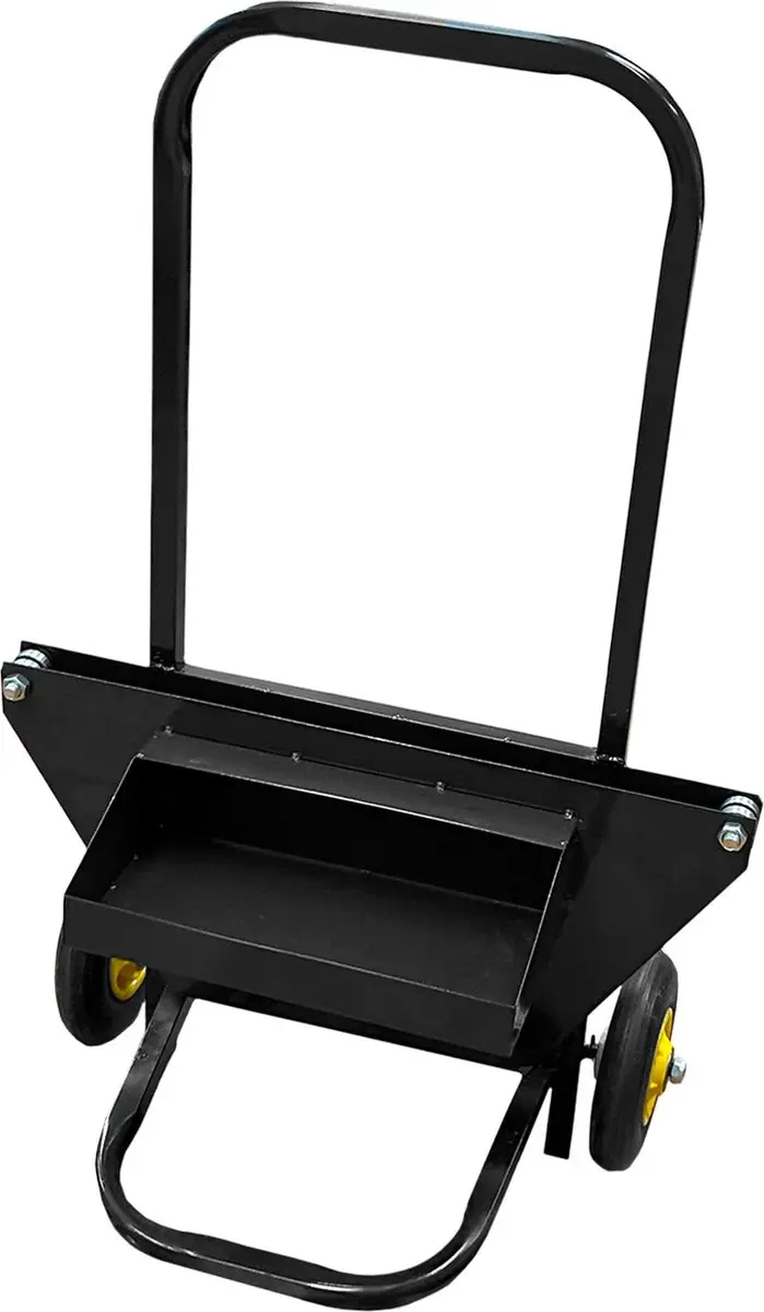 Kortpack Verrijdbare Staalbandhaspel 10-32mm - Zwart