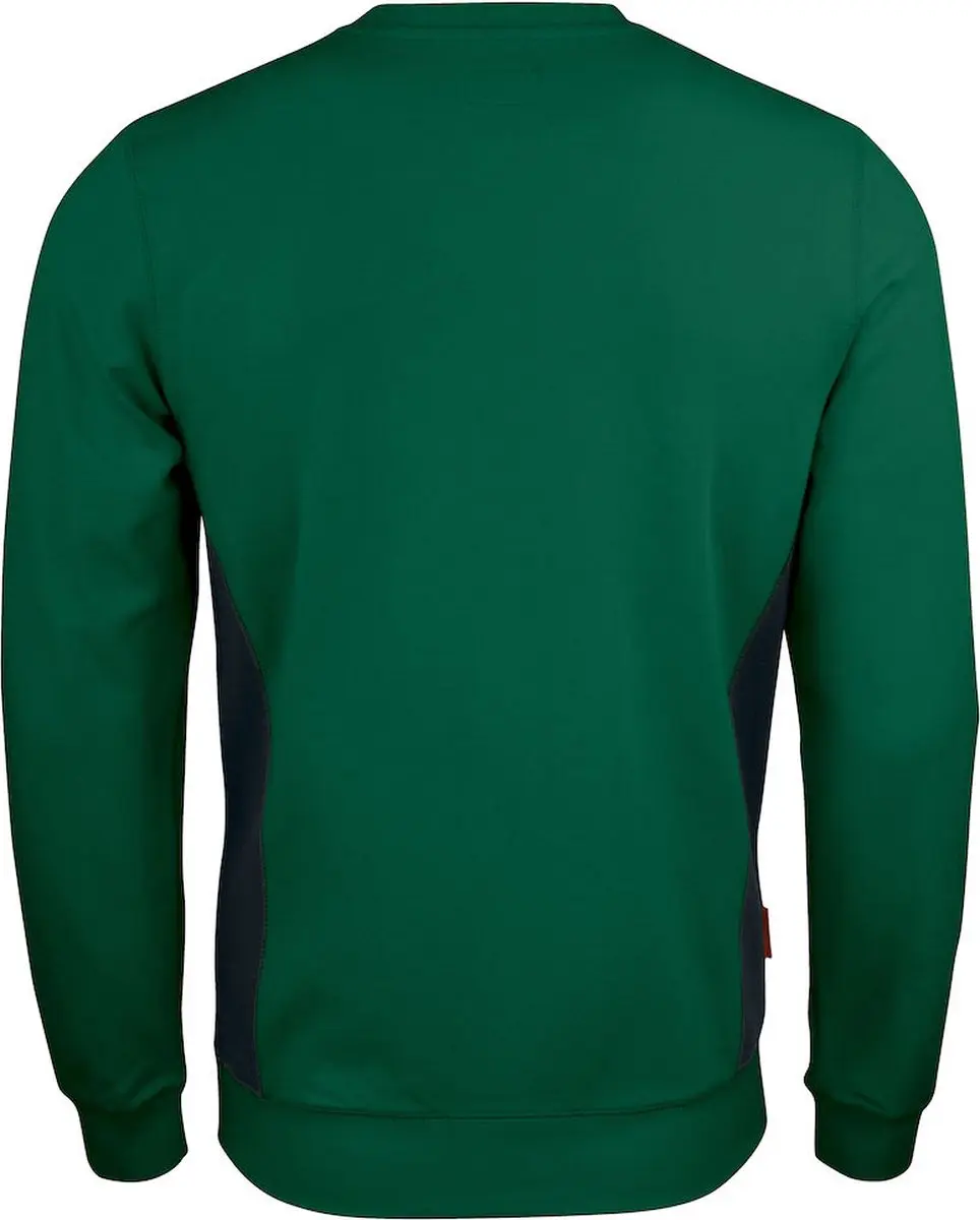 Jobman 5402 Roundneck Sweatshirt M - Bosgroen/Zwart
