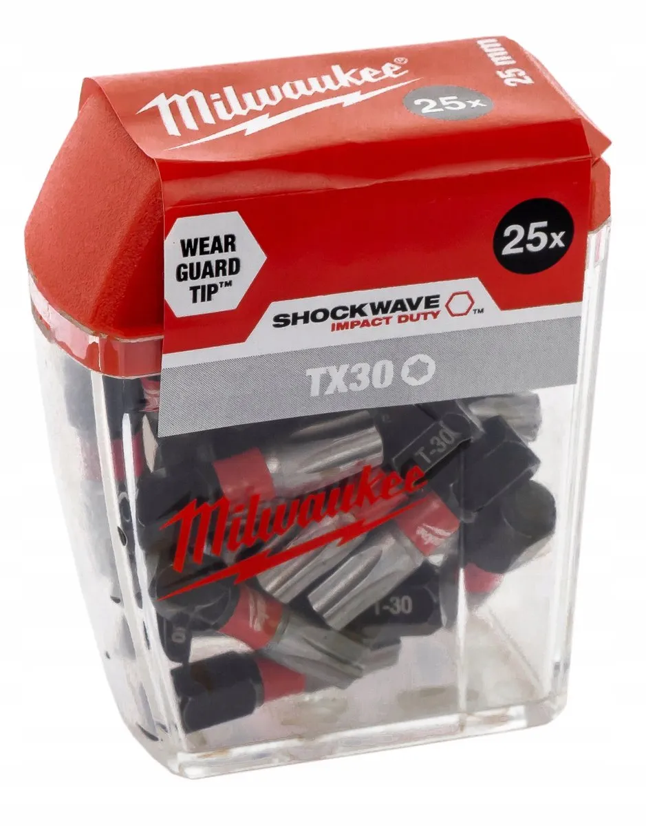 Milwaukee Shockwave TX30 Schroefbitset 25mm - 25 Stuks - afbeelding 3 van 6