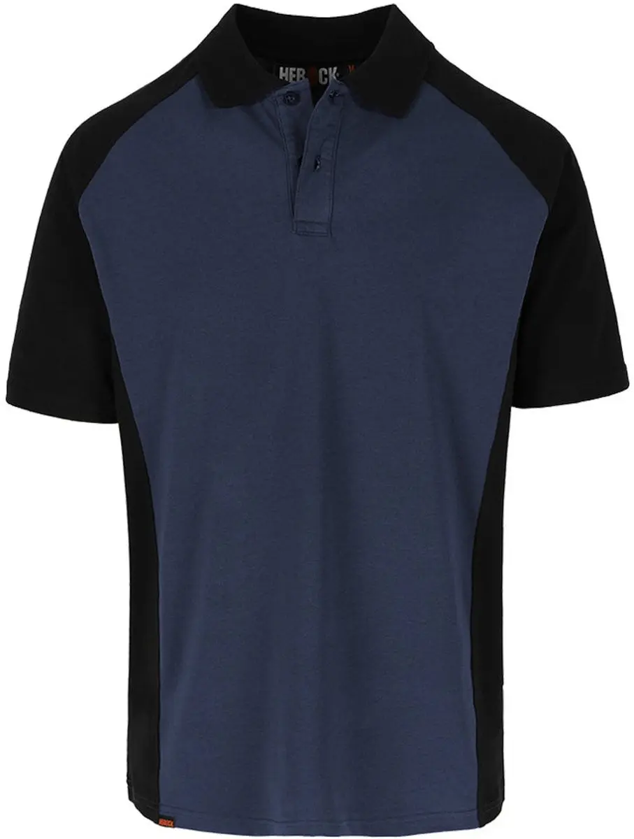 Herock Poloshirt Brabo Navy-Zwart - S