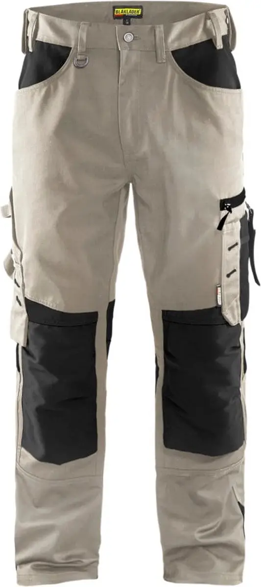 Blåkläder Werkbroek 1556-1860 - Zwart/High Vis Geel - Maat 46